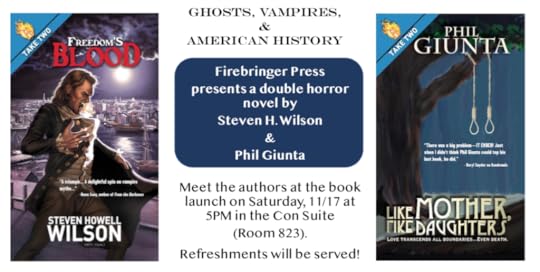 Double Novel Book Launch Flyer