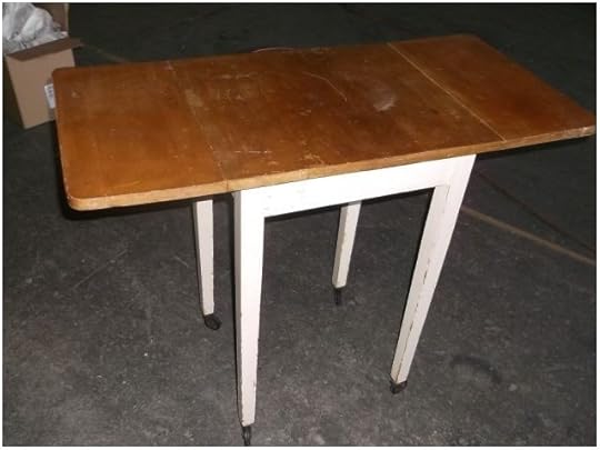 Kitchen Table Wheels Small Drop Leaf Kitchen Table On Wheels Approx 37 1 2 Quot X