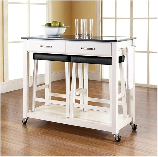 Practical Movable island Ikea Designs for Your Small Kitchen Table Wheels