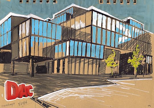 Blox building Copenhagen BLOXHUB Architecture Sketching Architecture Design Copenhagen Denmark Art Culture Urban Planning Sustainability Sketchbook