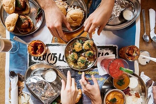 Indian food from Chai Pani in Asheville, North Carolina