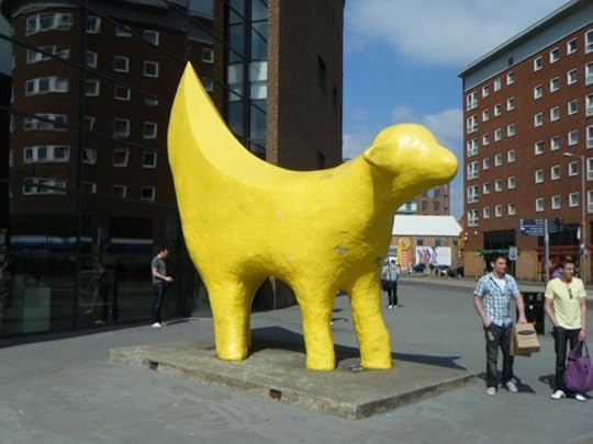 Super Lamb Banana in Liverpool—which features in the forthcoming book The Busker.