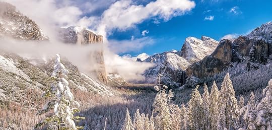 Yosemite National Park in winter California USA national parks to visit