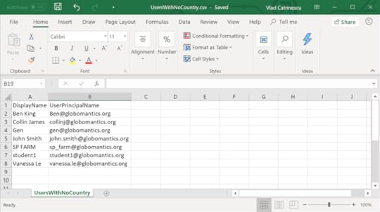 Finding users with no country