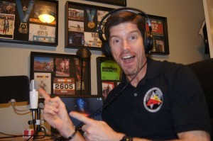 Rich Soares shows how much he enjoys podcasting.