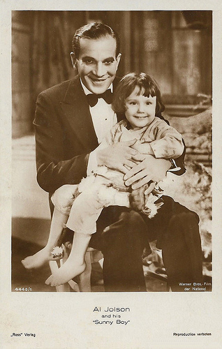 Al Jolson and his Sunny Boy