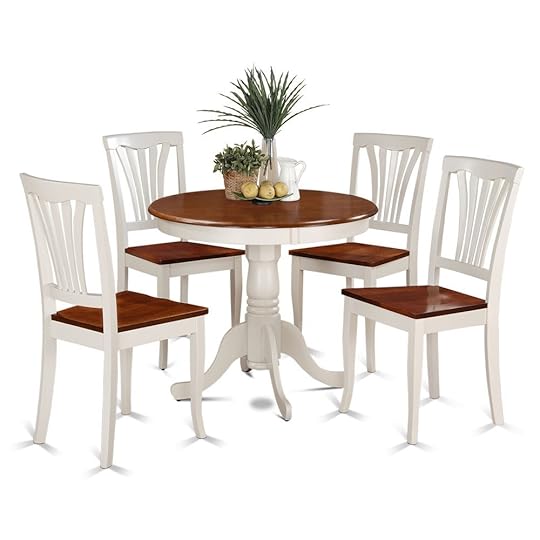 Compact Kitchen Table Set 5 Piece Small Kitchen Table and 4 Dining Chairs Ebay