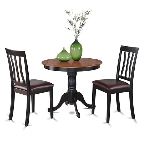 Three Piece Kitchen Table Set East West Furniture Antique 3 Piece Kitchen Table Set
