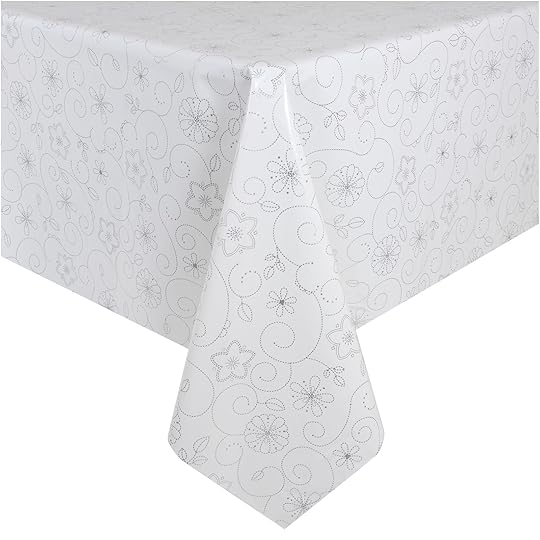 Wipe Clean Pvc Vinyl Tablecloth Dining Kitchen Table Cover Kitchen Table Cloths