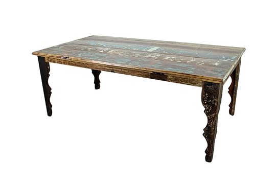 Hardwood Kitchen Table Rustic Distressed Wood Kitchen Table with Rectangle Shape