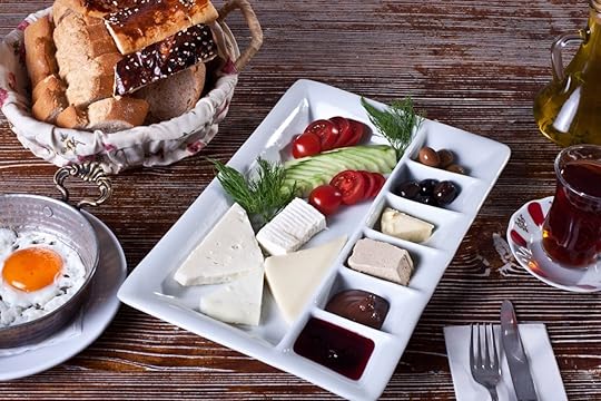 Turkish breakfast spread