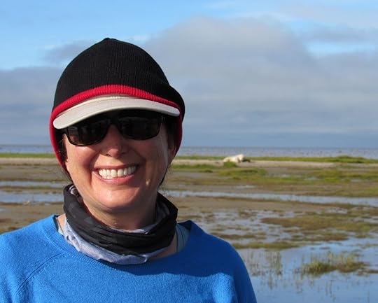 Lisa Niver's selfie with a Polar Bear with Churchill Wild