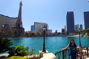 Lisa Niver at Bellagio Fountains
