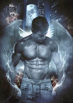 Bildergebnis für male angel blue feathers