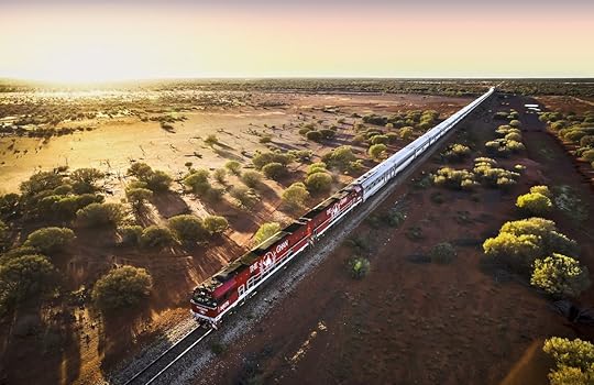 The Ghan in the Australian Outback