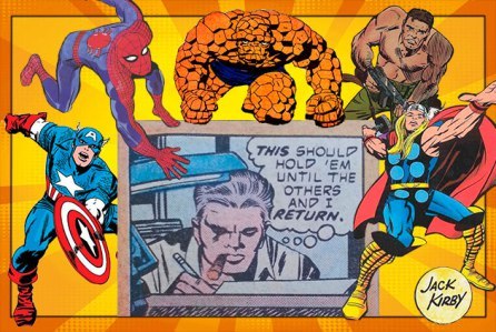 Image result for kirby and marvel bullpen