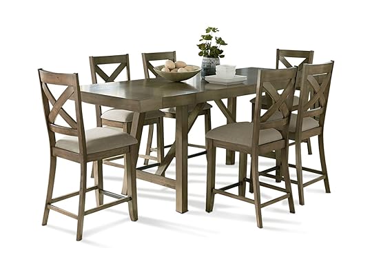 Kitchen Table Omaha Omaha Counterheight Table with 4 X Back Counterstools