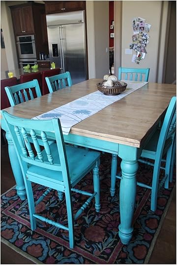 Turquoise Kitchen Table and Chairs Turquoise Table with Teal Kitchen Table