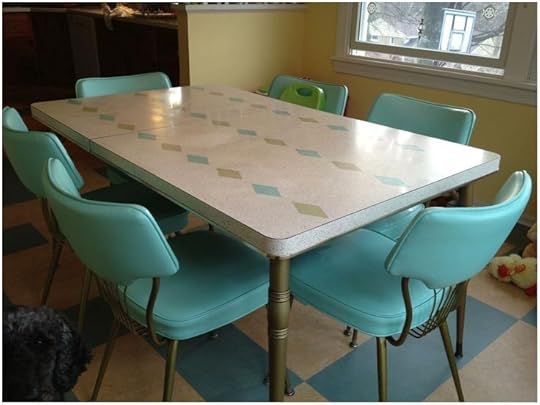 Teal Kitchen Table Turquoise Dining Set Retro Kitchen Of the Future