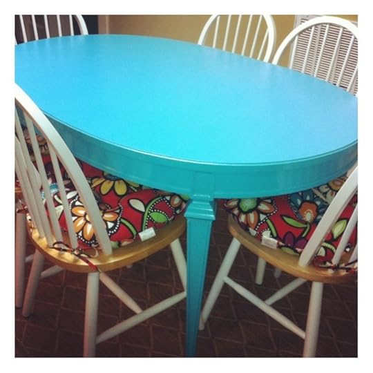 Teal Kitchen Table Best 25 Turquoise Kitchen Tables Ideas On Pinterest