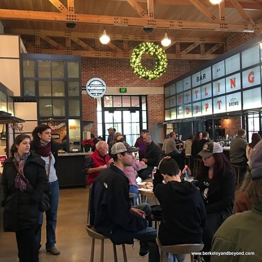 interior of Bottling Department Food Hall in the Pearl in San Antonio, Texas