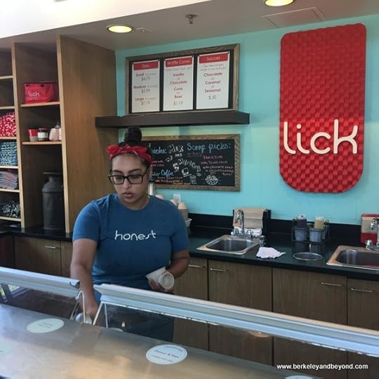counter at Lick in the Pearl in San Antonio, Texas