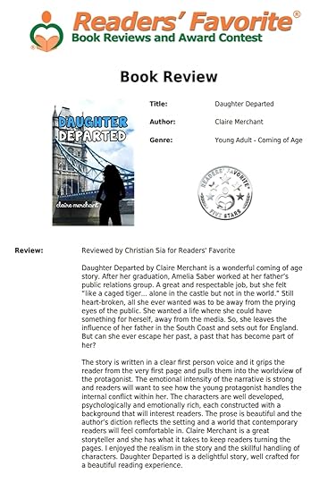 Reader's Fav - DD - Review 1 Book Review