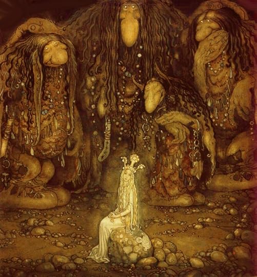 The Changeling & the Trolls by John Bauer
