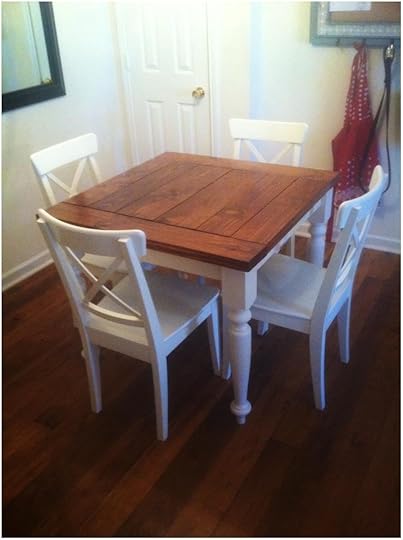 Small White Kitchen Tables Ana White Square Turned Leg Farmhouse Kitchen Table