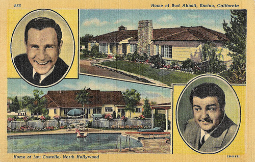 Bud Abbott & Lou Castello at Homes