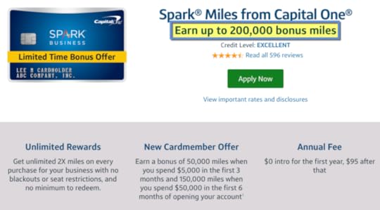capital one spark miles