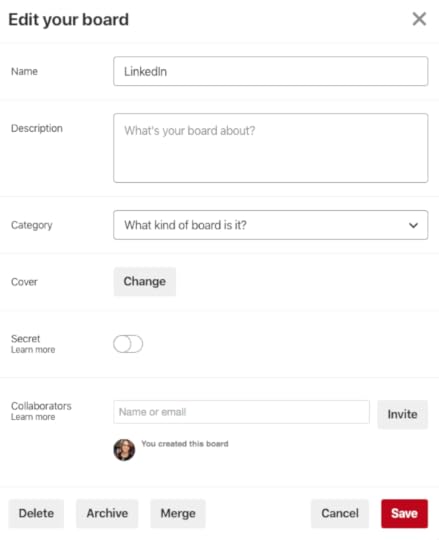 update your social media