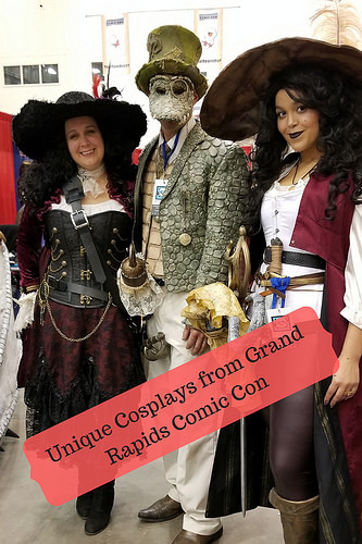 Hook (two of them!) and Tick Tock the Crocodile. From Unique Cosplays at Grand Rapids Comic Con