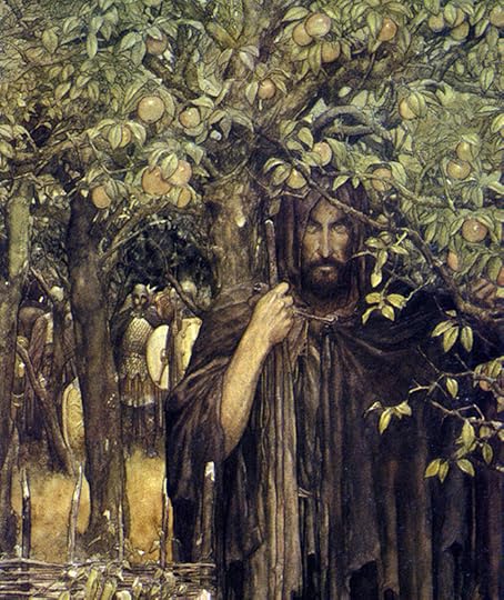 An illustration for The Mabinogion by Alan Lee