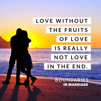 Boundaries in Marriage