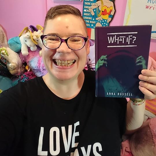 I am looking forward to reading WHAT IF? by Anna Russell about a boy with OCD, written in a poetry style. I so appreciate seeing books with characters who deal with mental health issues. It is published by @west44books and the hardcover looks beautiful, and has a pleasing, almost soft feel to the cover.<br />.<br />.<br />.<br />#whatif? #annarussell #west44books <br />#bookstagram #YAlitmentalhealth #yabooks<br />#cherylrainfield #YAwriter #LGBTQwriter #booknerd #bookworm #ireadYA #survivor #feminist