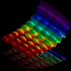 The first ever photograph of light as both a particle and a wave