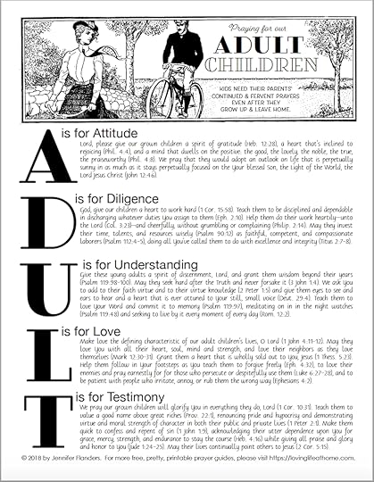 Praying for Adult Children - Free Printable Guide