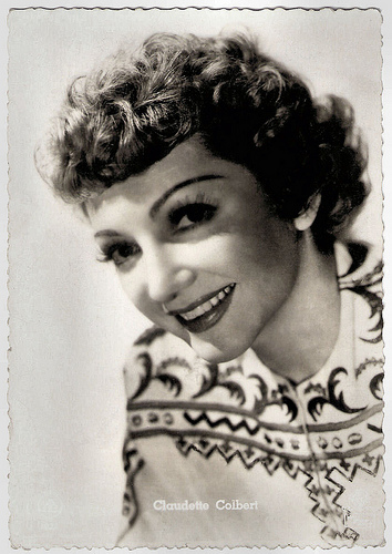 Claudette Colbert in Boom Town (1940)