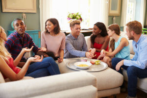 parties, small talk, holidays, communication