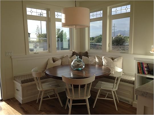 Breakfast Nook Square Booth Round Table Kitchen Booth Tables for Kitchen