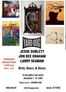 Jesse Sublett Austin author and seminal rock musician and visual artist