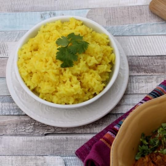 Malaysian Yellow Festive Rice (Instant Pot)