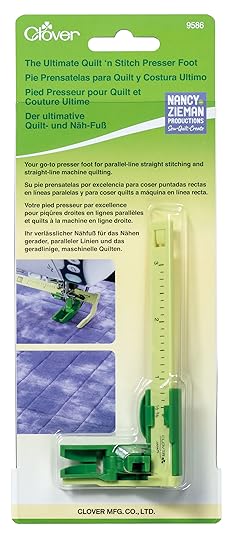 The Ultimate Quilt ‘n Stitch Presser Foot by Nancy Zieman Productions, LLC for Clover. 