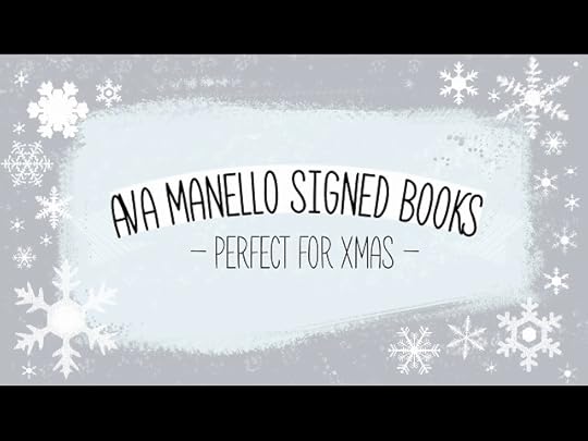 Xmas Signed Books from Ava Manello