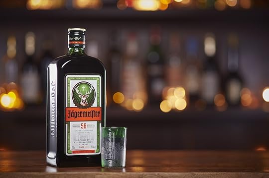 Bottle of Jagermeister on a bar