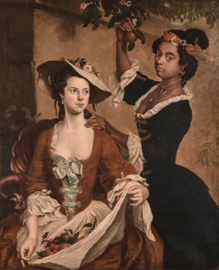 Stephen Slaughter. English, 1697–1765.  Young Woman with Servant by Stephen Slaughter (1697-1765). 