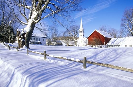 Snowy Vermont in winter