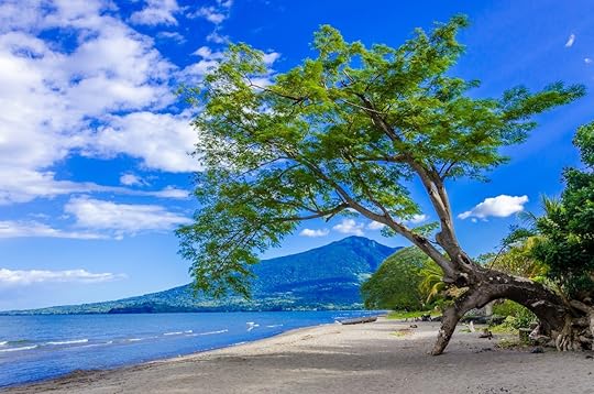 Island Ometepe with volcano in Nicaragua