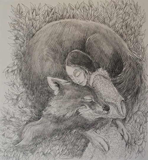 Drawing by Jackie Morris